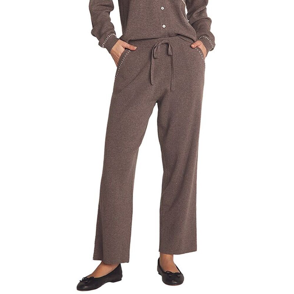 Bella Dahl Womens  Cashmere & Wool-Blend Straight Leg Sweatpant